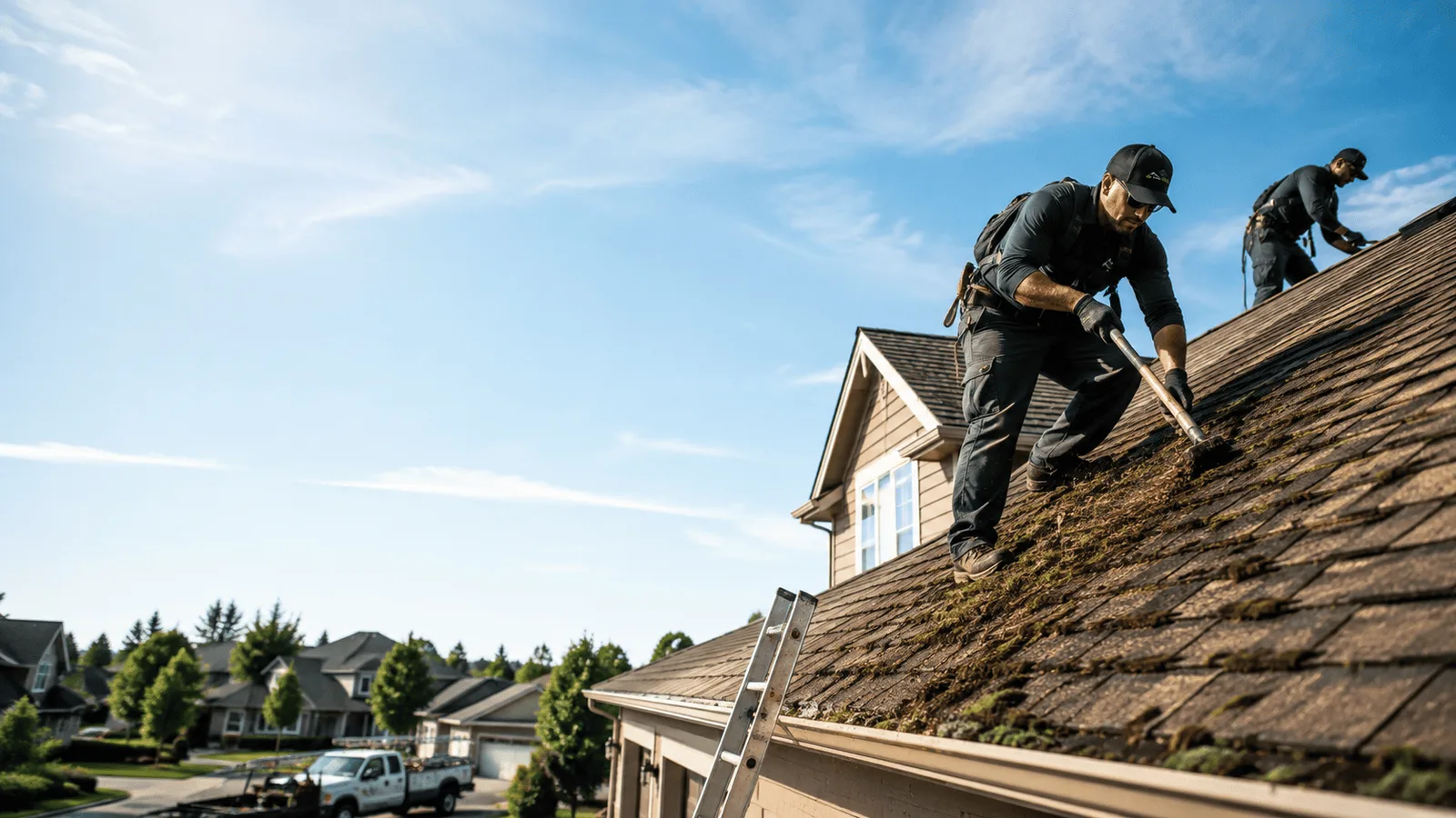 Roof Moss Removal in Aledo, TX near me